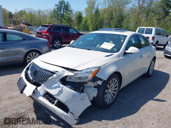2013 Buick Regal Turbo Premium 1 with VIN 2G4GS5EVXD9249455, listed as a IAAI auction lot 42230578 with 67,116 mi miles and . Bid and sale history available at DreamBid. Image 6.