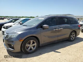 2020 Honda Odyssey EX-L z VIN 5FNRL6H72LB057695, wystawiony jako Copart lot #52962305 z przebiegiem 62 222 mil mil oraz Czysty tytuł • Clean title. Historia ofert i sprzedaży dostępna na DreamBid. Obrazek 1.
