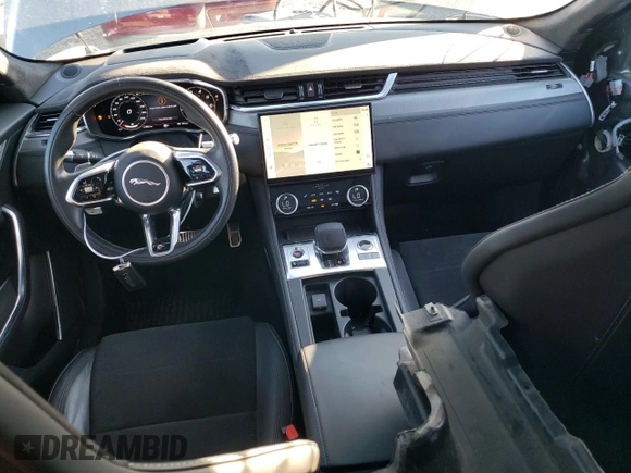 2021 Jaguar F-Pace SVR z VIN SADCZ2EE3MA681181, wystawiony jako Copart lot #82393414 z przebiegiem 21 895 mil mil oraz Szkoda całkowita • Salvage title. Historia ofert i sprzedaży dostępna na DreamBid. Obrazek 8.