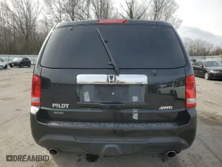 2013 Honda Pilot EX-L with VIN 5FNYF4H79DB060599, listed as a Copart auction lot 43821205 with 0 mi miles and Salvage Title. Bid and sale history available at carsss.com. Image 6.