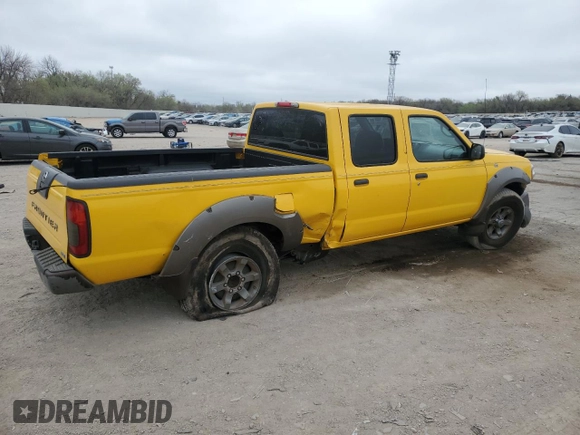 2002 Nissan Frontier XE with VIN 1N6ED29X72C389062, listed as a Copart auction lot 50712195 with 212,403 mi miles and Salvage title. Bid and sale history available at DreamBid. Image 3.