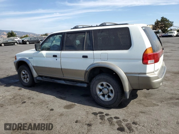 1998 Mitsubishi Montero z VIN JA4LS31P1WP029117, wystawiony jako Copart lot #72069334 z przebiegiem 172 069 mil mil oraz Szkody całkowita. Historia ofert i sprzedaży dostępna na DreamBid. Obrazek 2.