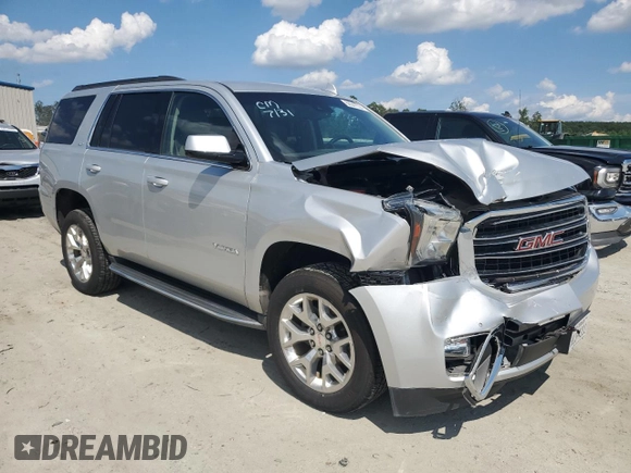 2016 GMC Yukon SLT with VIN 1GKS1BKC1GR413225, listed as a Copart auction lot 66547034 with 56,073 mi miles and Salvage Title. Bid and sale history available at carsss.com. Image 4.