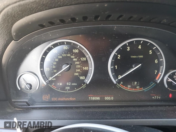 2012 BMW 7 Series 750Li xDrive with VIN WBAKC8C52CC437018, listed as a Copart auction lot 49253225 with 118,063 mi miles and Clean title. Bid and sale history available at DreamBid. Image 9.