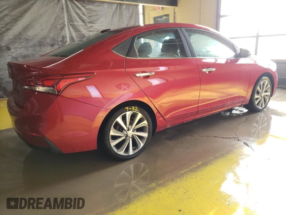 2018 Hyundai Accent Limited with VIN 3KPC34A36JE027250, listed as a Copart auction lot 88979685 with 181,704 mi miles and Clean Title. Bid and sale history available at carsss.com. Image 3.