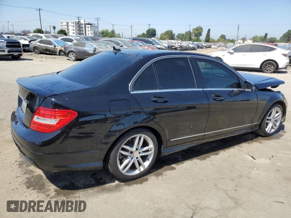 2013 Mercedes-Benz C 250 Sport with VIN WDDGF4HB1DA879444, listed as a Copart auction lot 58030695 with 114,789 mi miles and Salvage title. Bid and sale history available at DreamBid. Image 3.