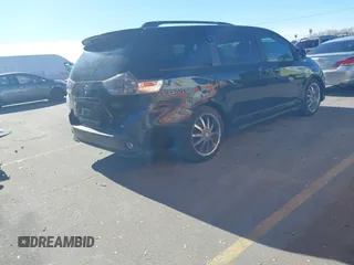 2012 Toyota Sienna SE with VIN 5TDXK3DC9CS179896, listed as a IAAI auction lot 41672616 with 216,638 mi miles. Bid and sale history available at carsss.com. Image 4.