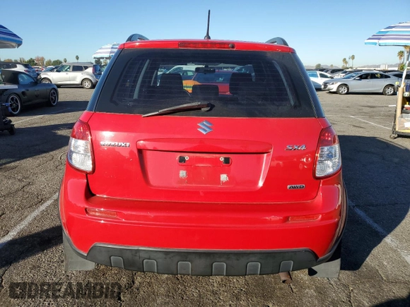 2010 Suzuki SX4 with VIN JS2YB5A38A6302644, listed as a Copart auction lot 80246004 with 73,621 mi miles and Salvage Title. Bid and sale history available at carsss.com. Image 6.