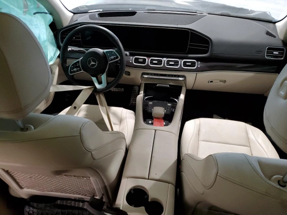 2022 Mercedes-Benz GLS 450 with VIN 4JGFF5KE9NA692495, listed as a Copart auction lot 81029284 with Not Provided miles and Salvage Title. Bid and sale history available at DreamBid. Image 8.