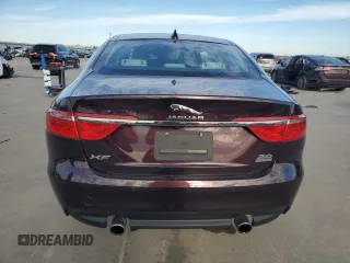 2017 Jaguar XF 35t Prestige with VIN SAJBK4BV4HCY27031, listed as a Copart auction lot 87387524 with 47,046 mi miles and Salvage Title. Bid and sale history available at carsss.com. Image 6.