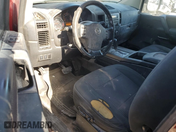 2008 Nissan Titan SE with VIN 1N6BA06A48N304403, listed as a Copart auction lot 52361925 with 194,781 mi miles and Salvage Title. Bid and sale history available at carsss.com. Image 8.