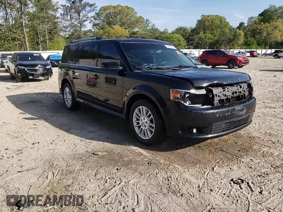 2014 Ford Flex SEL z VIN 2FMGK5C8XEBD17731, wystawiony jako Copart lot #55365185 z przebiegiem 195 780 mil mil oraz Szkody całkowita. Historia ofert i sprzedaży dostępna na DreamBid. Obrazek 15.