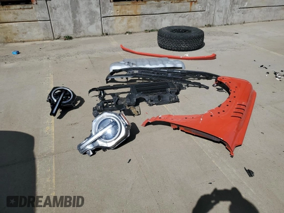 2023 Ford Bronco Raptor with VIN 1FMEE5JRXPLB07725, listed as a Copart auction lot 48746035 with 52,813 mi miles and Salvage Title. Bid and sale history available at DreamBid. Image 12.