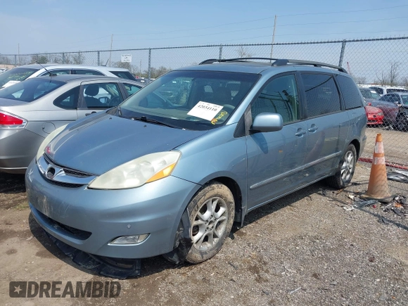 2006 Toyota Sienna XLE with VIN 5TDZA22C46S470450, listed as a IAAI auction lot 42034110 with 277,119 mi miles. Bid and sale history available at carsss.com. Image 2.
