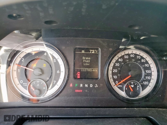 2019 Ram 1500 Tradesman with VIN 1C6RR6FG0KS540175, listed as a Copart auction lot 58855555 with 112,789 mi miles and Salvage title. Bid and sale history available at DreamBid. Image 9.