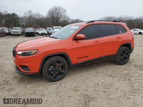 2021 Jeep Cherokee Altitude with VIN 1C4PJLLBXMD155633, listed as a Copart auction lot 47497305 with 78,584 mi miles and Salvage Title. Bid and sale history available at carsss.com. Image 1.