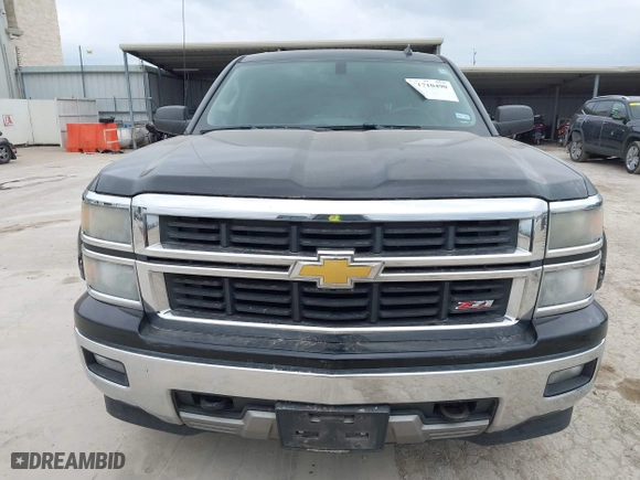 2014 Chevrolet Silverado 1500 LT with VIN 3GCUKREC5EG493728, listed as a IAAI auction lot 41710490 with 243,509 mi miles. Bid and sale history available at carsss.com. Image 12.