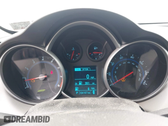 2014 Chevrolet Cruze LS with VIN 1G1PA5SG6E7400770, listed as a IAAI auction lot 41901926 with 104,167 mi miles and . Bid and sale history available at DreamBid. Image 7.