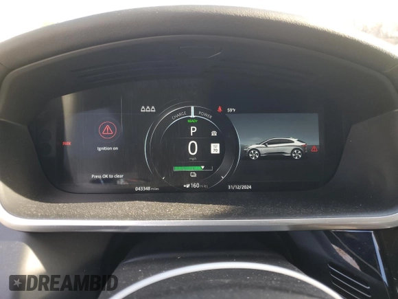 2019 Jaguar I-Pace HSE с VIN SADHD2S11K1F63703, выставлен на аукционе Copart как лот 86381394 с пробегом 43 348 миль миль и Списание • Salvage title. История ставок и продаж доступна на DreamBid. Изображение 9.