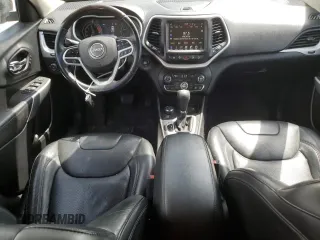 2018 Jeep Cherokee Overland with VIN 1C4PJMJX5JD525872, listed as a Copart auction lot 53783655 with 112,396 mi miles and Salvage title. Bid and sale history available at DreamBid. Image 8.