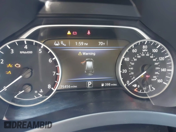 2021 Nissan Murano SV z VIN 5N1AZ2BJ2MC120510, wystawiony jako IAAI lot #41721556 z przebiegiem 75 456 mil mil oraz . Historia ofert i sprzedaży dostępna na DreamBid. Obrazek 7.