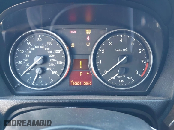 2012 BMW 3 Series 328i with VIN WBAKE5C53CJ106162, listed as a IAAI auction lot 41330065 with 160,624 mi miles and . Bid and sale history available at carsss.com. Image 7.
