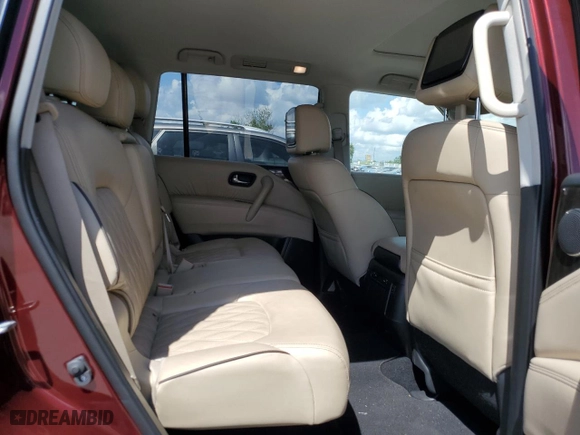 2022 Nissan Armada Platinum with VIN JN8AY2CC6N9163113, listed as a Copart auction lot 72776654 with 19,369 mi miles and Salvage Title. Bid and sale history available at carsss.com. Image 11.