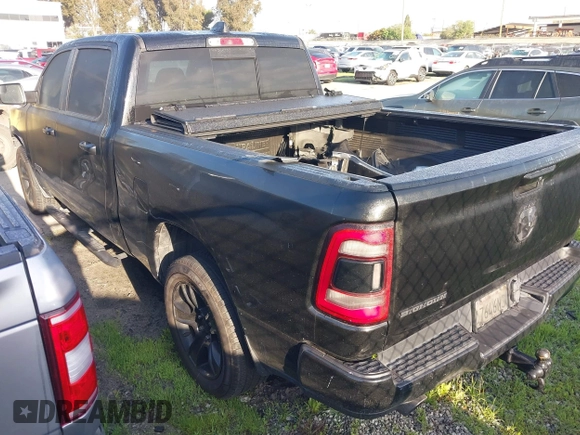 2022 Ram 1500 Big Horn with VIN 1C6RREMT1NN383138, listed as a IAAI auction lot 41576458 with 116,842 mi miles. Bid and sale history available at carsss.com. Image 3.