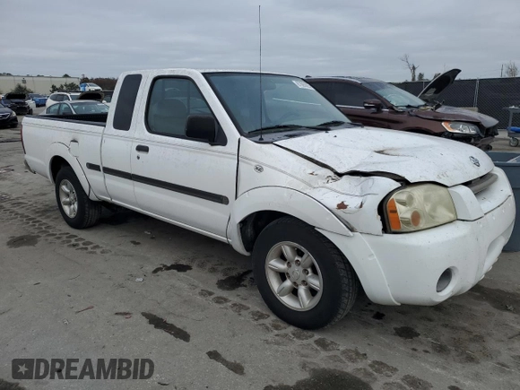 2001 Nissan Frontier XE with VIN 1N6DD26S91C398560, listed as a Copart auction lot 87893925 with 184,831 mi miles and Salvage title. Bid and sale history available at DreamBid. Image 4.