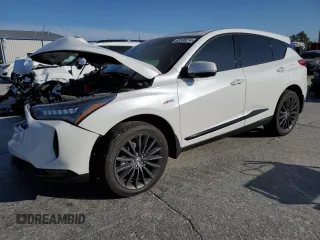 2023 Acura RDX Advance with VIN 5J8TC2H86PL007409, listed as a Copart auction lot 53491385 with 27,400 mi miles and Salvage title. Bid and sale history available at DreamBid. Image 1.