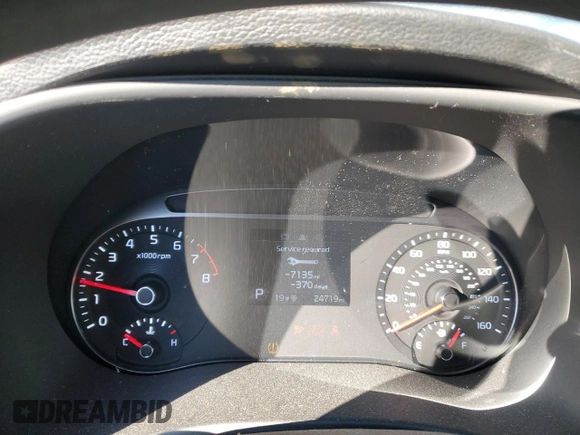 2022 Kia Soul LX with VIN KNDJ23AU9N7804782, listed as a Copart auction lot 88749865 with 24,719 mi miles and Salvage Title. Bid and sale history available at carsss.com. Image 9.