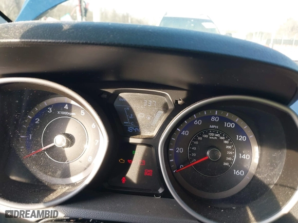 2016 Hyundai Elantra SE with VIN KMHDH4AE5GU600930, listed as a IAAI auction lot 41731973 with 184,414 mi miles. Bid and sale history available at carsss.com. Image 7.