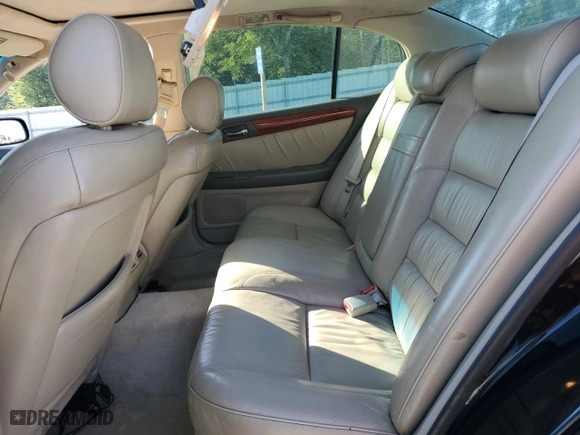 2002 Lexus GS 300 with VIN JT8BD69S120165495, listed as a Copart auction lot 63413494 with 141,282 mi miles and Salvage Title. Bid and sale history available at carsss.com. Image 10.