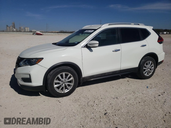 2017 Nissan Rogue SV with VIN 5N1AT2MT1HC844145, listed as a Copart auction lot 49464715 with 80,291 mi miles and Salvage Title. Bid and sale history available at carsss.com. Image 1.