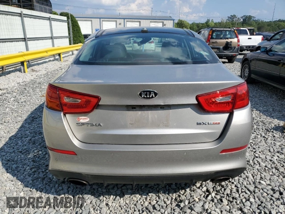 2015 Kia Optima SX Turbo with VIN 5XXGR4A69FG425643, listed as a Copart auction lot 64755095 with Not provided miles and Clean title. Bid and sale history available at DreamBid. Image 7.