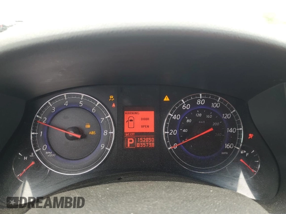 2008 Infiniti EX Journey with VIN JNKAJ09F48M361842, listed as a Copart auction lot 53808415 with 152,850 mi miles and Salvage title. Bid and sale history available at DreamBid. Image 9.