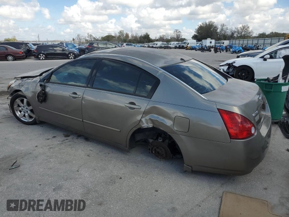 2006 Nissan Maxima 3.5 SE with VIN 1N4BA41E56C824581, listed as a Copart auction lot 44732605 with 185,036 mi miles and Salvage Title. Bid and sale history available at carsss.com. Image 2.