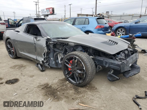 2016 Chevrolet Corvette 3LT with VIN 1G1YF2D78G5122230, listed as a Copart auction lot 53842935 with 0 mi miles and Salvage Title. Bid and sale history available at carsss.com. Image 4.