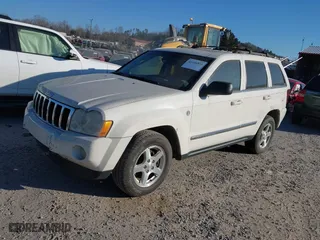 2005 Jeep Grand Cherokee Limited with VIN 1J4HR58N55C554950, listed as a IAAI auction lot 41656831 with 160,405 mi miles. Bid and sale history available at carsss.com. Image 2.