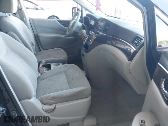 2014 Nissan Quest SV z VIN JN8AE2KP5E9107192, wystawiony jako IAAI lot #42071586 z przebiegiem 158 899 mil mil oraz . Historia ofert i sprzedaży dostępna na DreamBid. Obrazek 5.