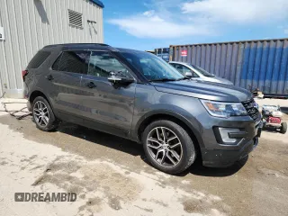 2016 Ford Explorer Sport with VIN 1FM5K8GT1GGC55736, listed as a Copart auction lot 62737955 with 104,413 mi miles and Non repairable. Bid and sale history available at DreamBid. Image 4.