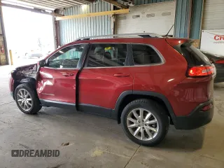 2015 Jeep Cherokee Limited z VIN 1C4PJMDS2FW735972, wystawiony jako Copart lot #55307765 z przebiegiem 104 025 mil mil oraz Szkoda całkowita • Salvage title. Historia ofert i sprzedaży dostępna na DreamBid. Obrazek 2.