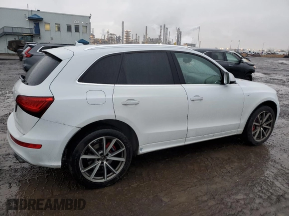 2016 Audi SQ5 Premium Plus with VIN WA1CCAFP1GA041122, listed as a Copart auction lot 82203424 with 153,404 mi miles and Salvage Title. Bid and sale history available at carsss.com. Image 3.