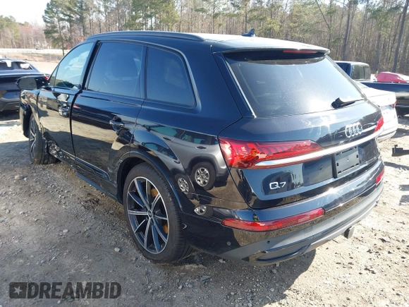 2021 Audi Q7 Premium Plus with VIN WA1LXAF70MD037030, listed as a IAAI auction lot 41776143 with 52,787 mi miles and . Bid and sale history available at DreamBid. Image 3.