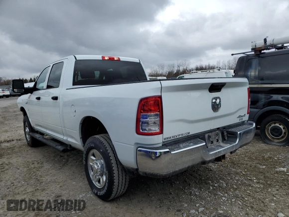2024 Ram 2500 Tradesman with VIN 3C6UR5CL2RG194296, listed as a Copart auction lot 50347865 with 7,587 mi miles and Salvage title. Bid and sale history available at DreamBid. Image 2.