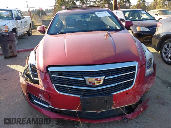2015 Cadillac ATS Sedan Luxury RWD with VIN 1G6AB5RA9F0121967, listed as a IAAI auction lot 41557208 with 65,122 mi miles. Bid and sale history available at carsss.com. Image 12.