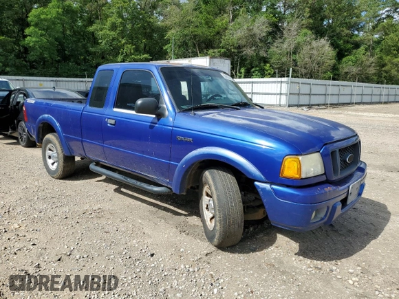 2005 Ford Ranger XLT with VIN 1FTYR44U45PA63257, listed as a Copart auction lot 56831415 with Not Provided miles and Clean Title. Bid and sale history available at DreamBid. Image 4.