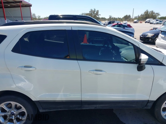 2021 Ford EcoSport SE with VIN MAJ3S2GE4MC439992, listed as a IAAI auction lot 41839289 with 28,563 mi miles and . Bid and sale history available at carsss.com. Image 14.