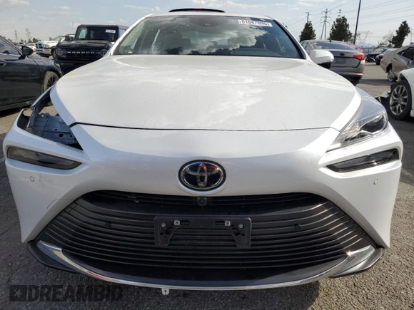 2023 Toyota Mirai XLE with VIN JTDAAAAA4PA009853, listed as a Copart auction lot 51687695 with 27,638 mi miles and Salvage Title. Bid and sale history available at DreamBid. Image 5.