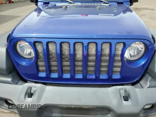 2018 Jeep Wrangler Unlimited Sport S with VIN 1C4HJXDN7JW252986, listed as a Copart auction lot 57256905 with 92,550 mi miles and Salvage title. Bid and sale history available at DreamBid. Image 11.
